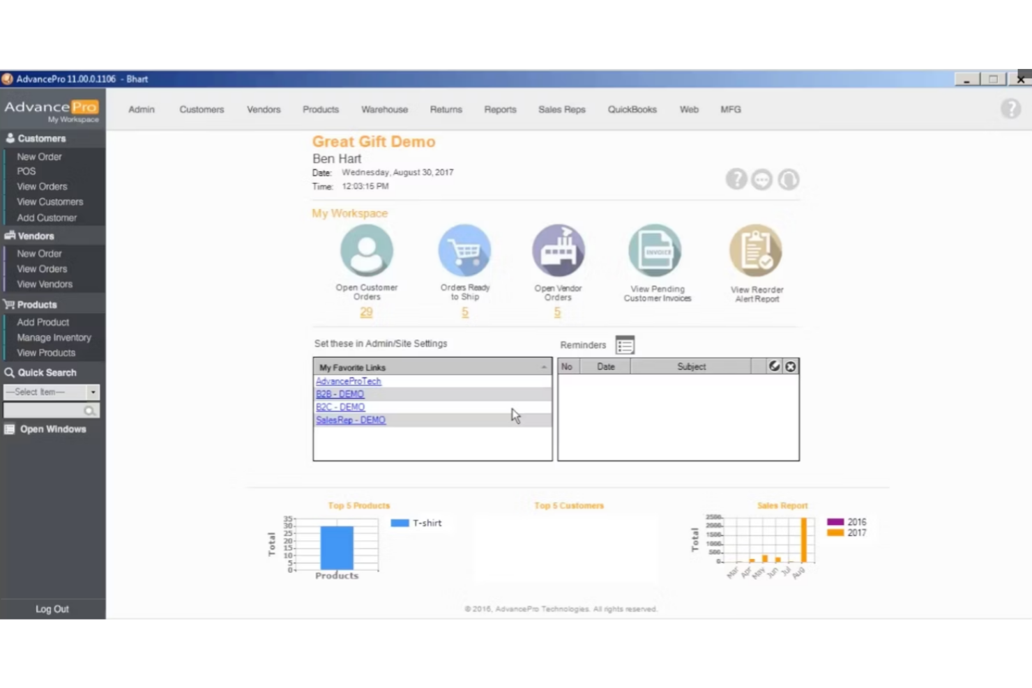 Advancepro screenshot - 20 Best Online Inventory Management Software Reviewed For 2024