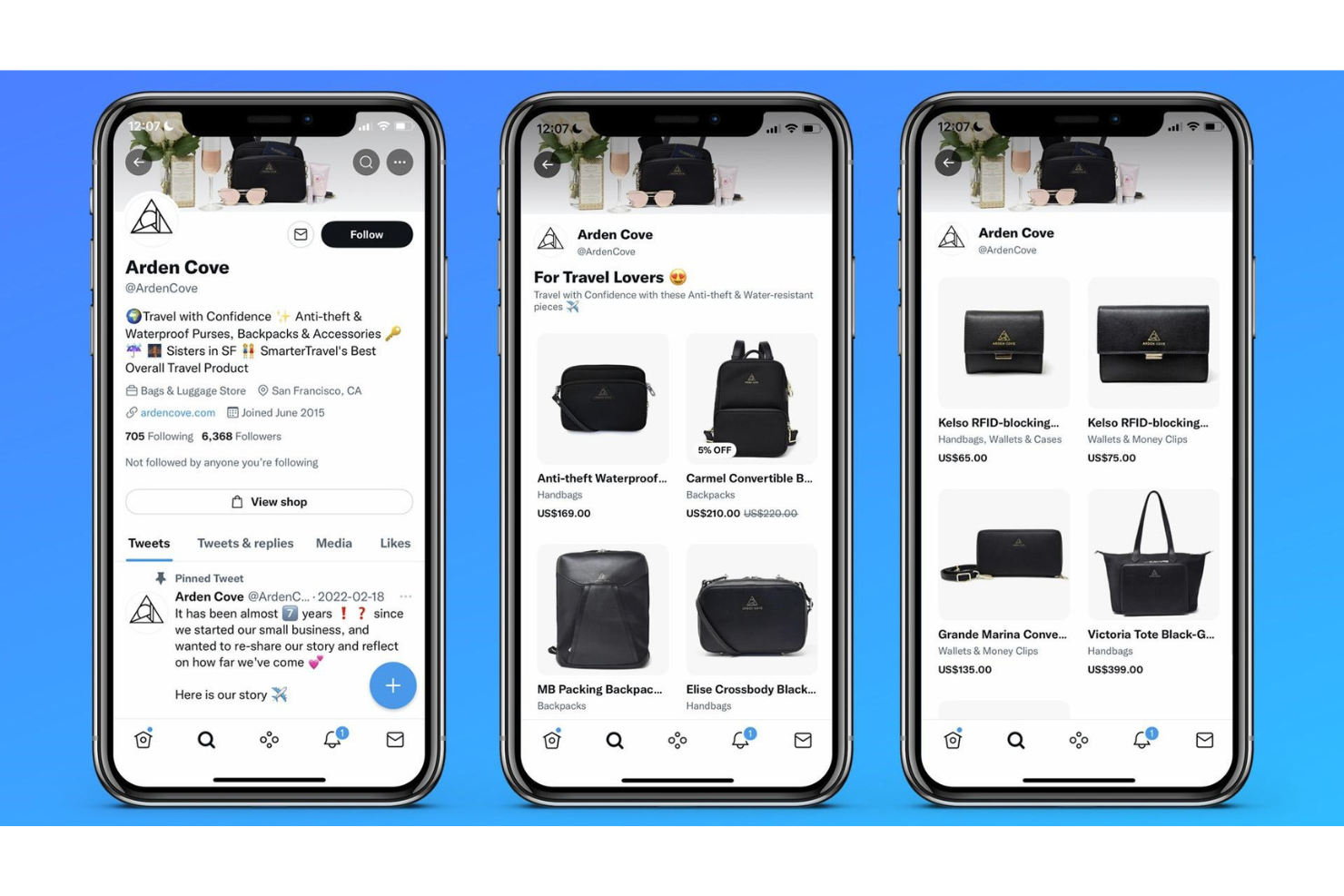Twitter Shopping screenshot - 16 Best Social Commerce Platforms for Friction-Free Selling In 2024