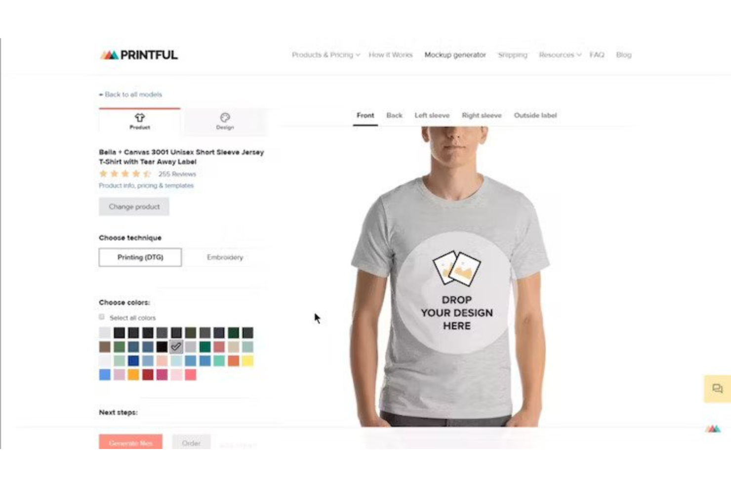 Printful screenshot - 16 Best Dropshipping Software: Reviewed & Compared for 2024