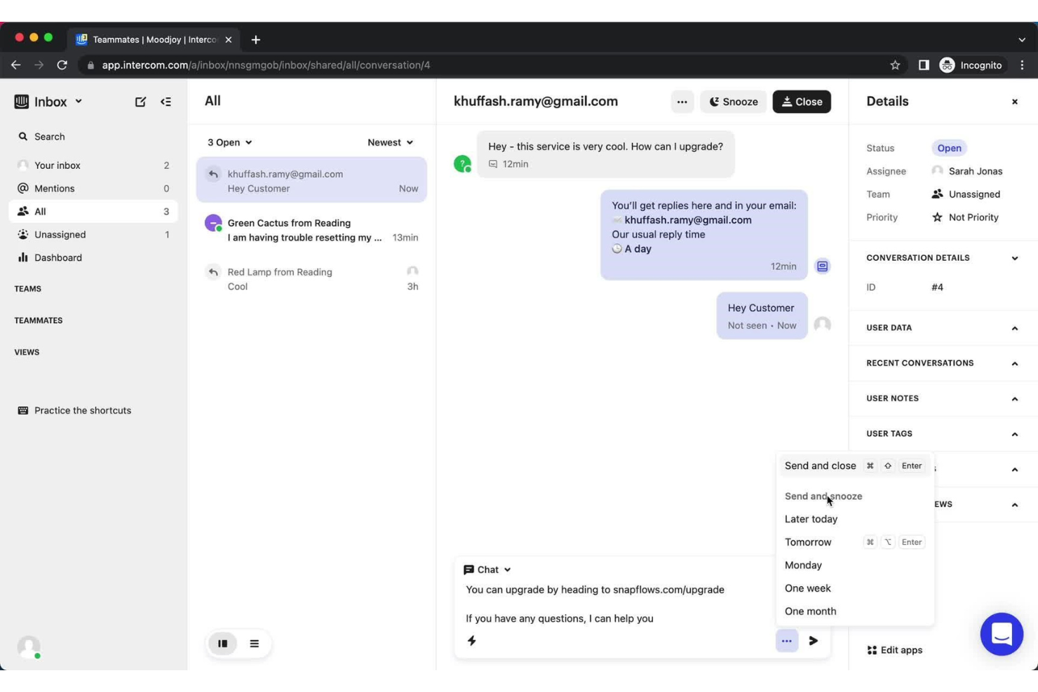 Intercom screenshot - 10 Best Customer Communications Management Tools For 2026