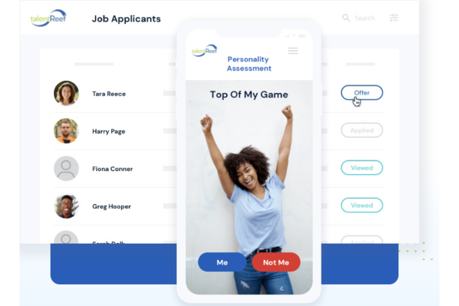 TalentReef screenshot - 20 Best Talent Acquisition Software Reviewed For 2024
