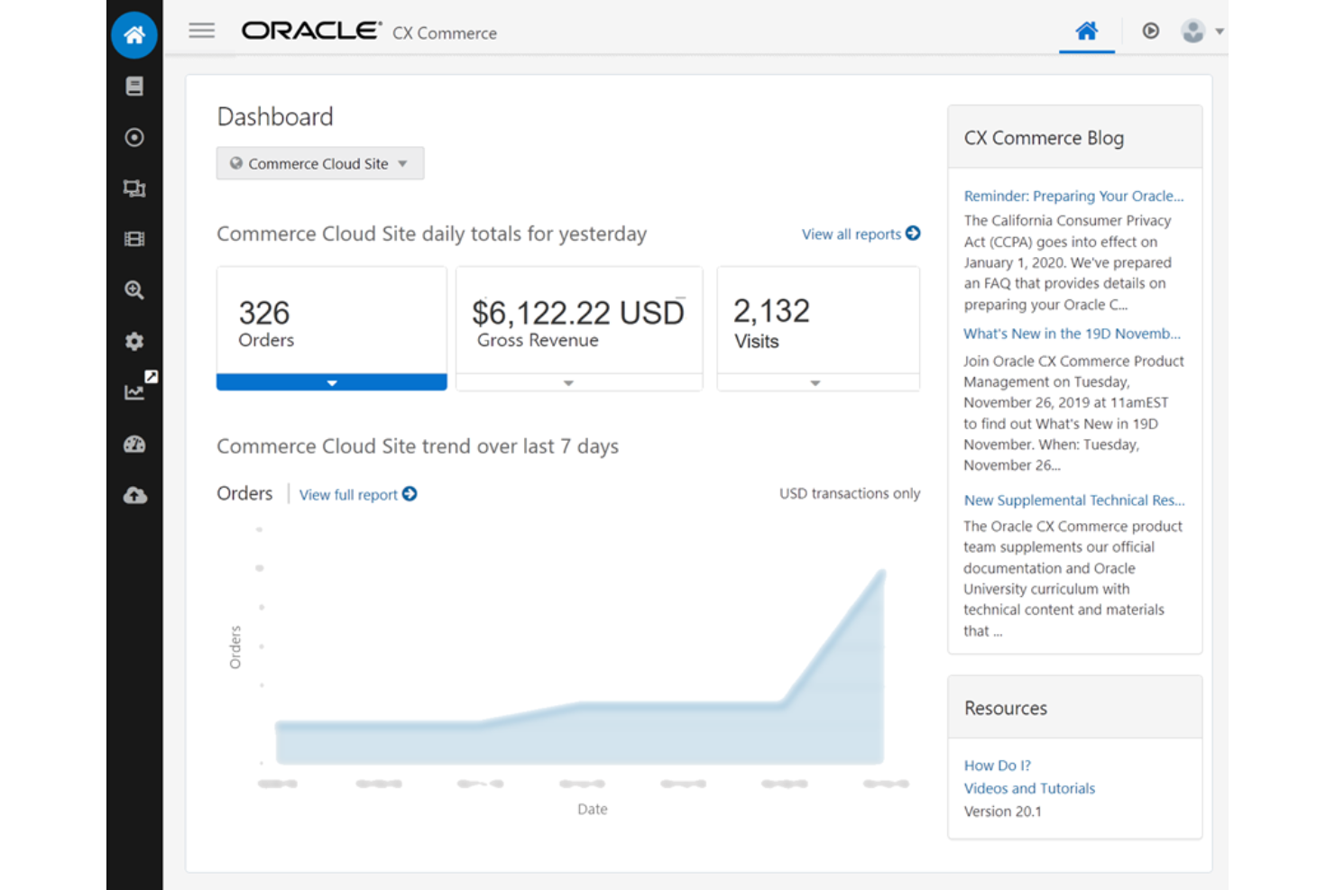 Oracle Commerce screenshot - 20 Best SaaS Ecommerce Platforms In 2024