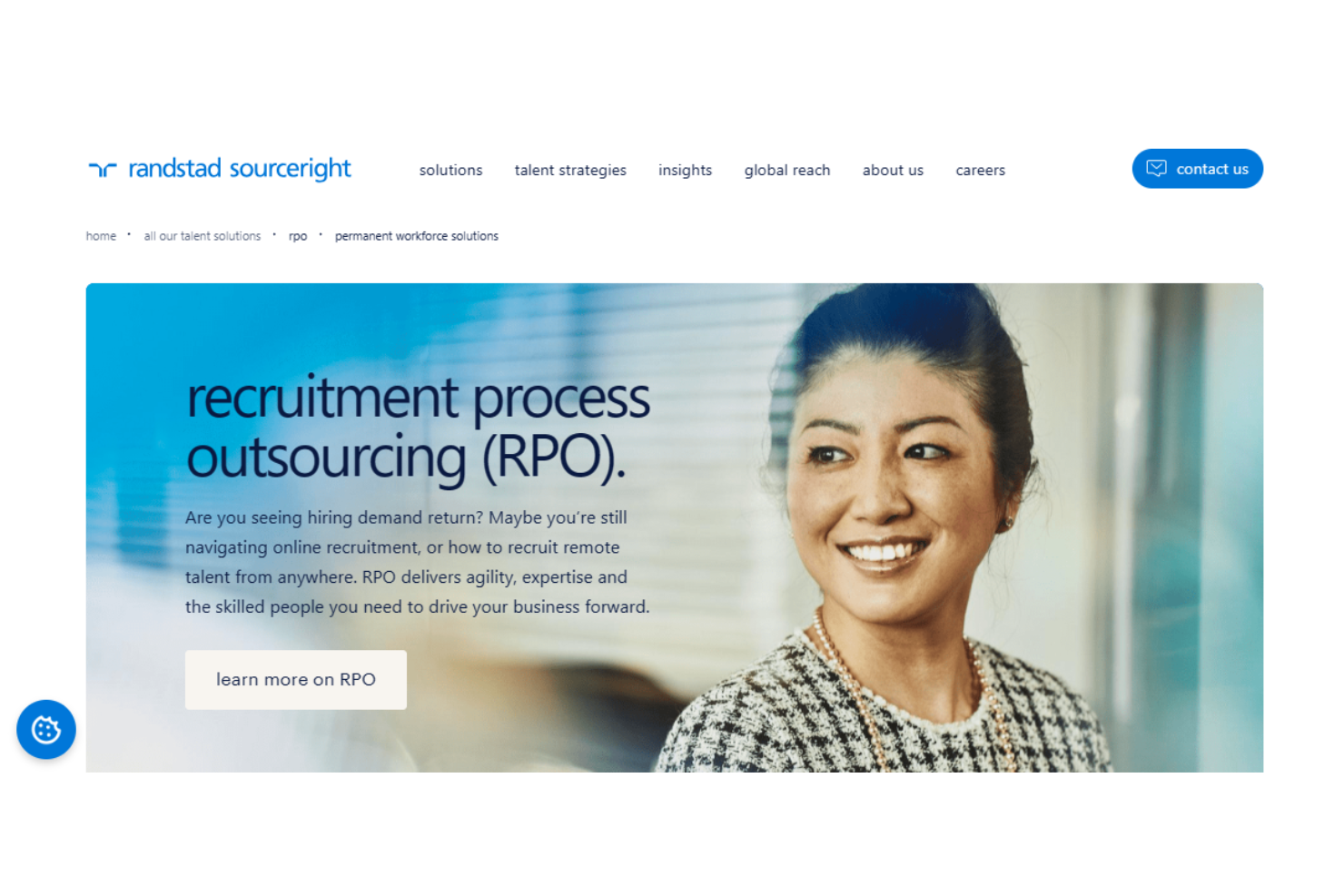 Randstad Sourceright screenshot - 20 Best Recruitment Process Outsourcing Companies For 2024