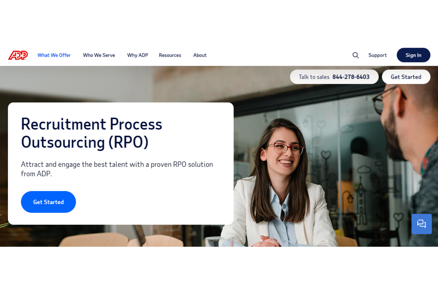 ADP RPO screenshot - 20 Best Recruitment Process Outsourcing Companies For 2024