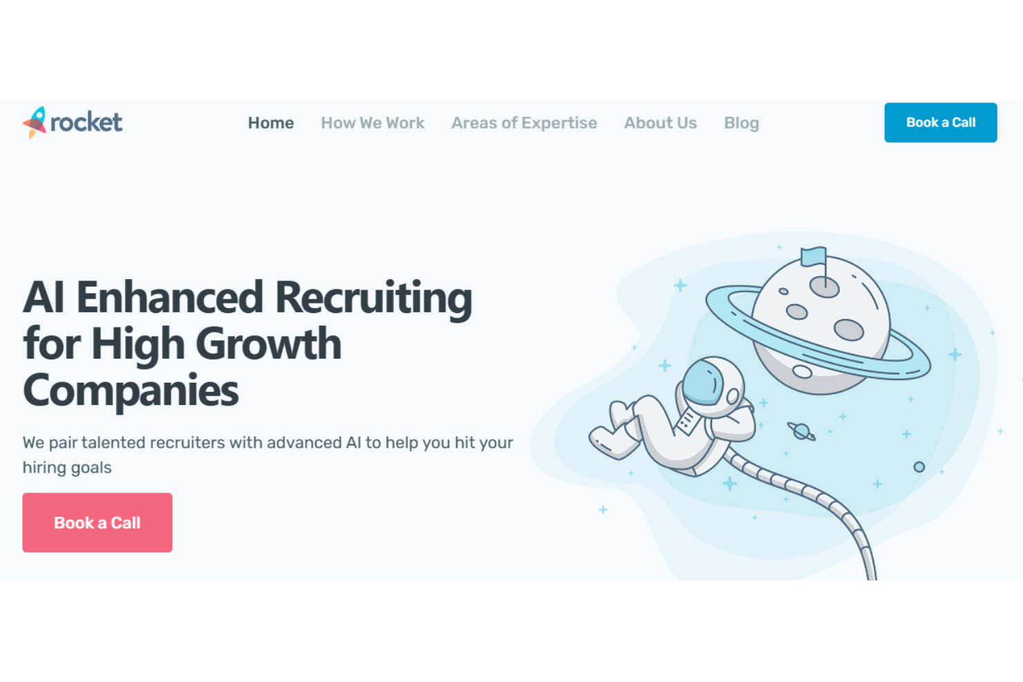 Rocket screenshot - 20 Best Recruitment Process Outsourcing Companies For 2024
