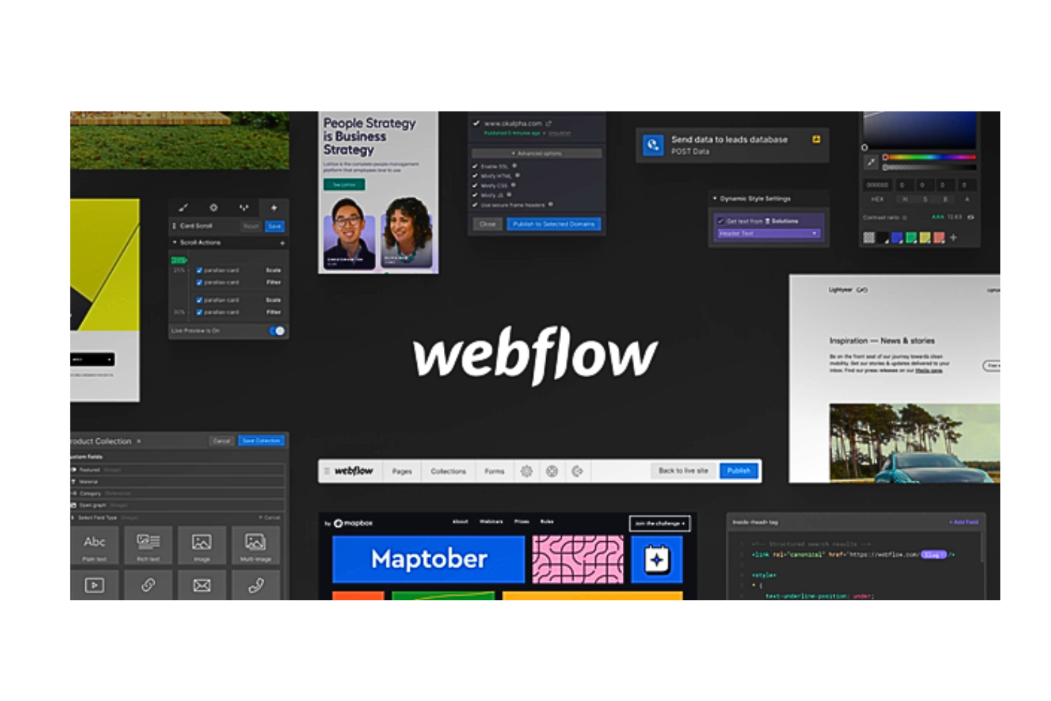 Webflow screenshot - 17 Best Web Design Software To Create Stunning Websites In 2024