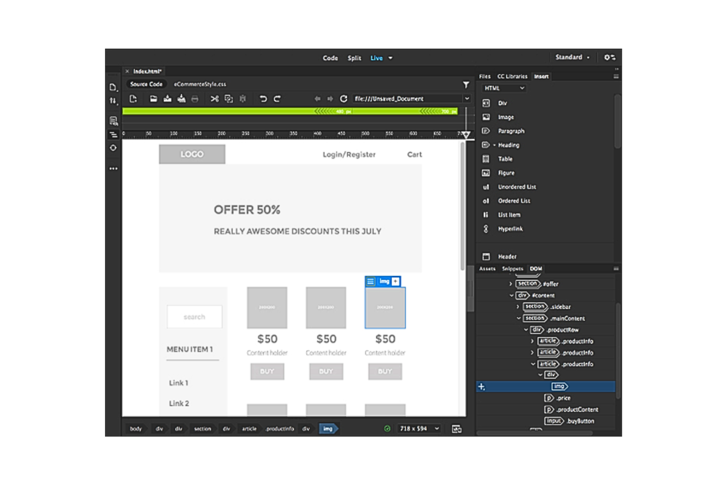 Adobe Dreamweaver screenshot - 17 Best Web Design Software To Create Stunning Websites In 2024