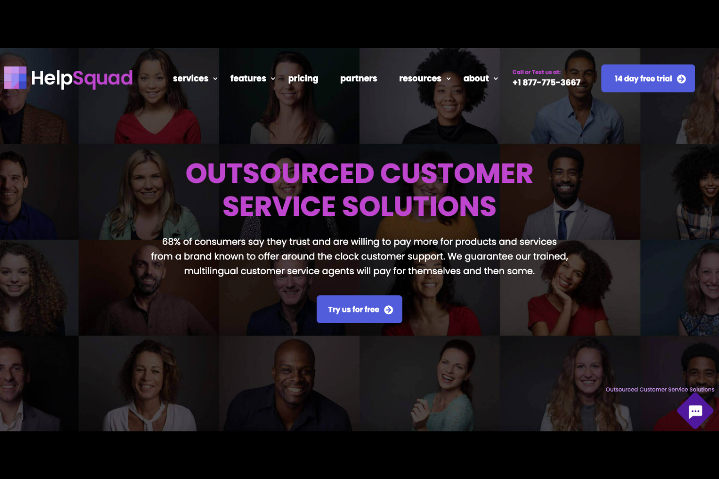 HelpSquad BPO screenshot - 15 Best Customer Service Outsourcing Companies Of 2024