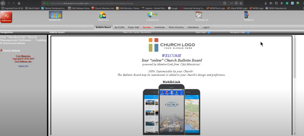 Church Member Link screenshot - 17 Best Church Facility Management Software Picks In 2024