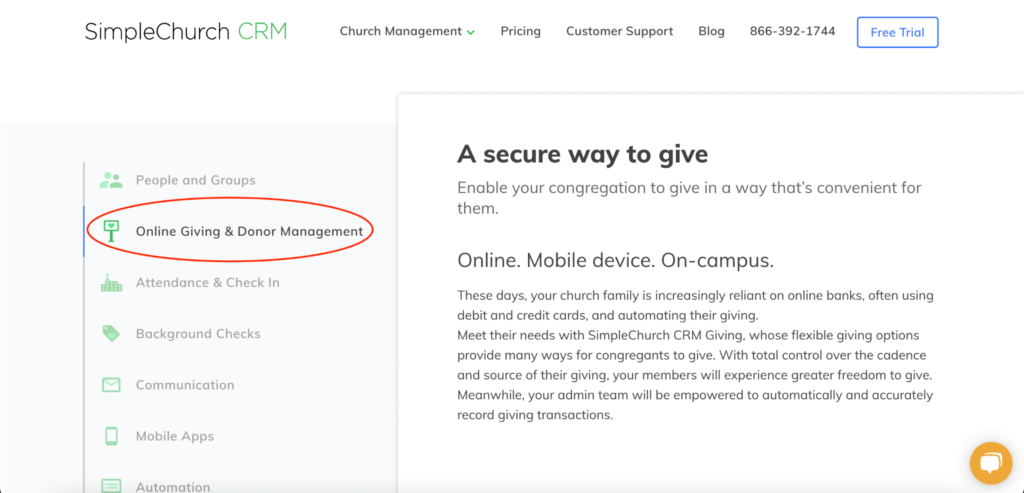 SimpleChurch CRM screenshot - 18 Best Church Contact Management Software Picks For 2024