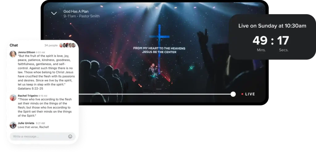 Subsplash screenshot - 16 Best Church Streaming Services For Online Sermons In 2024