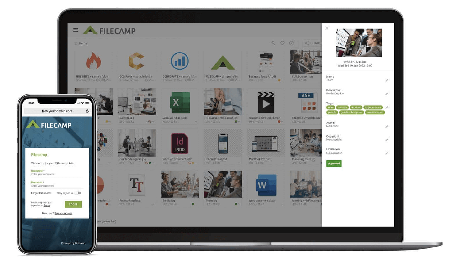 Filecamp screenshot - 20 Best Marketing Resource Management Software Of 2024