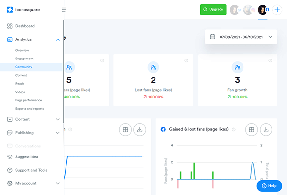 Iconosquare screenshot - 25 Best Instagram Marketing Platforms In 2026