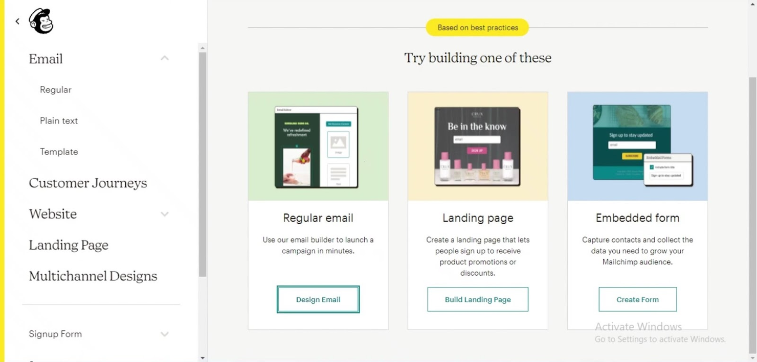 MailChimp screenshot - 26 Best Marketing Strategy Software: Reviewed for 2024