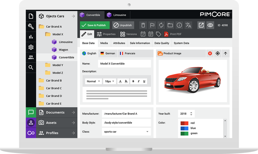 Pimcore screenshot - 20 Best Marketing Resource Management Software Of 2024