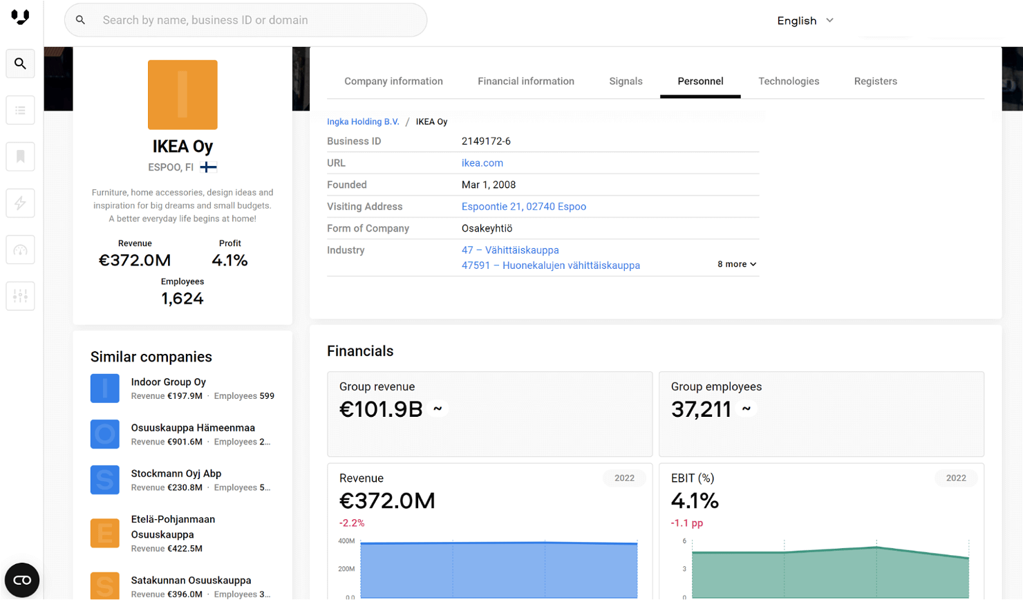 Vainu screenshot - 20 Best Account-Based Marketing Software: Reviewed for 2024