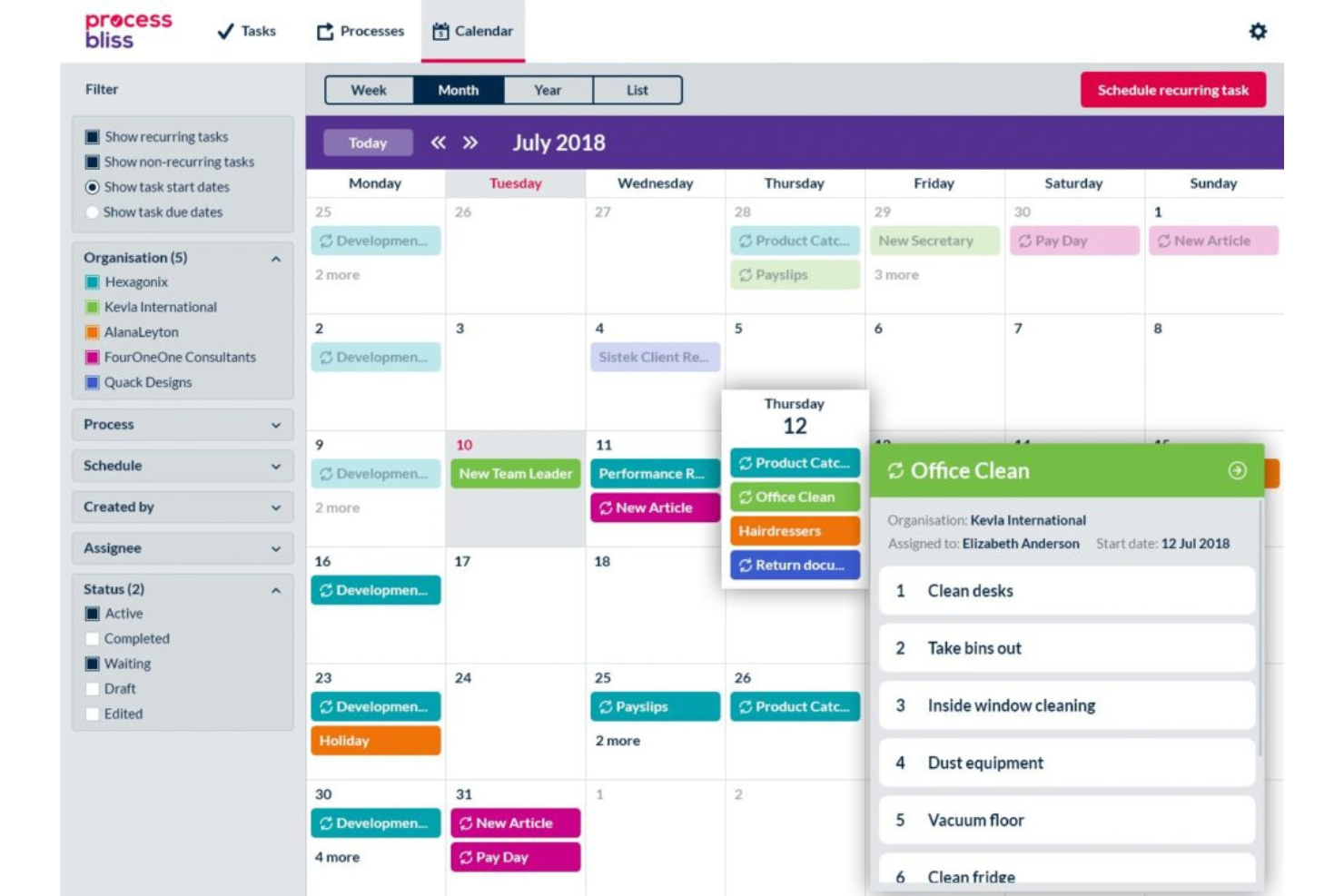 beSlick screenshot - 32 Best Milestone Software To Keep Your Teams On Track In 2024