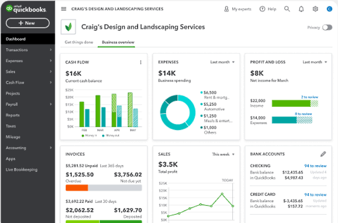 QuickBooks Online screenshot - 17 Best Accounting Software For Accurate Financial Management In 2024