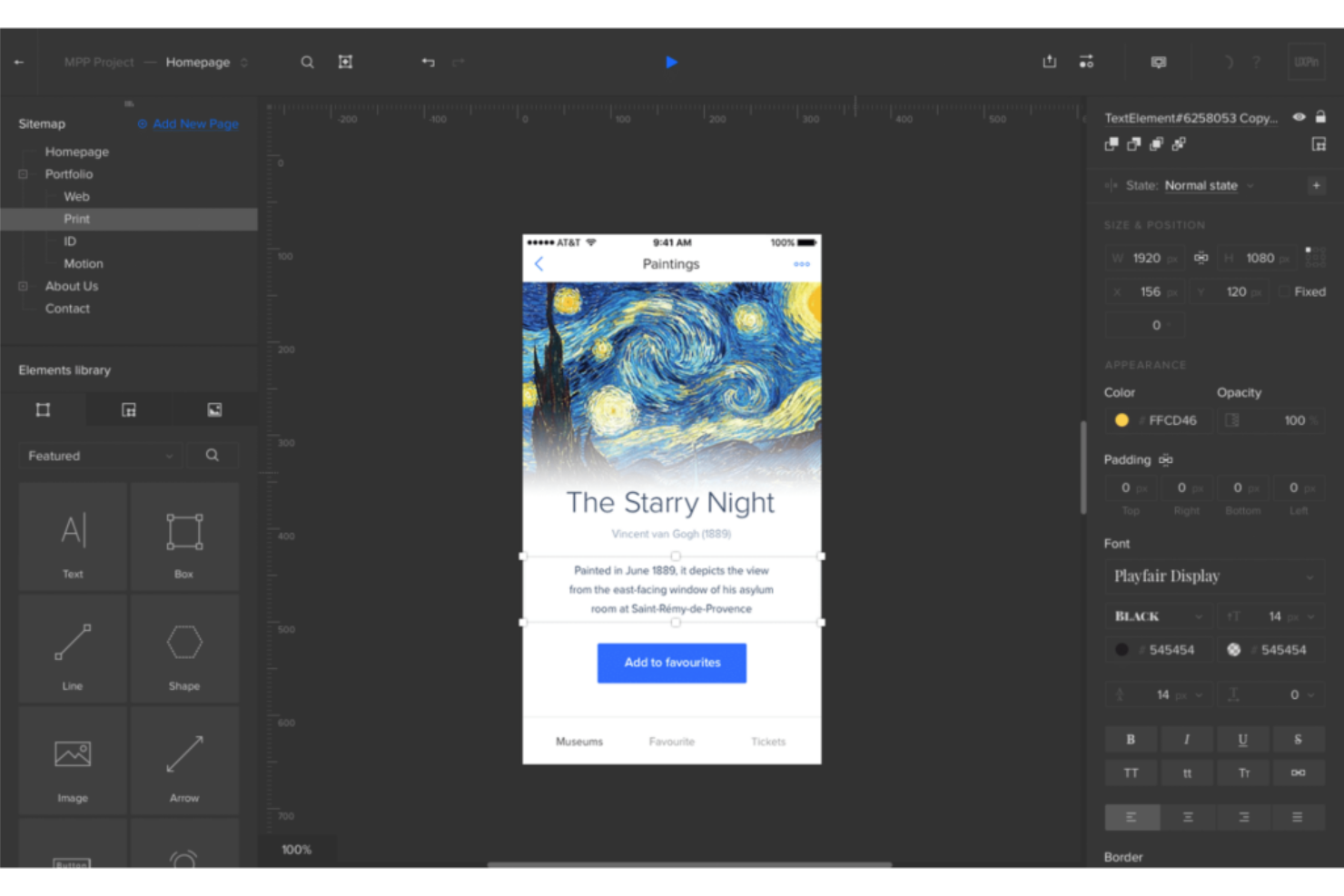UXPin screenshot - 27 Best Android Prototyping Tools Reviewed For 2024