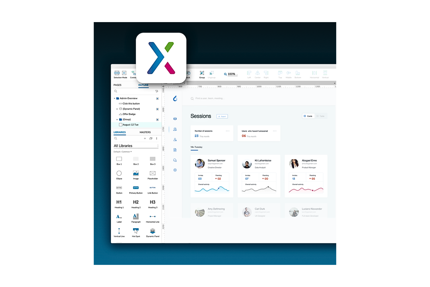 Axure RP screenshot - 15 Best Service Design Tools Reviewed For 2024