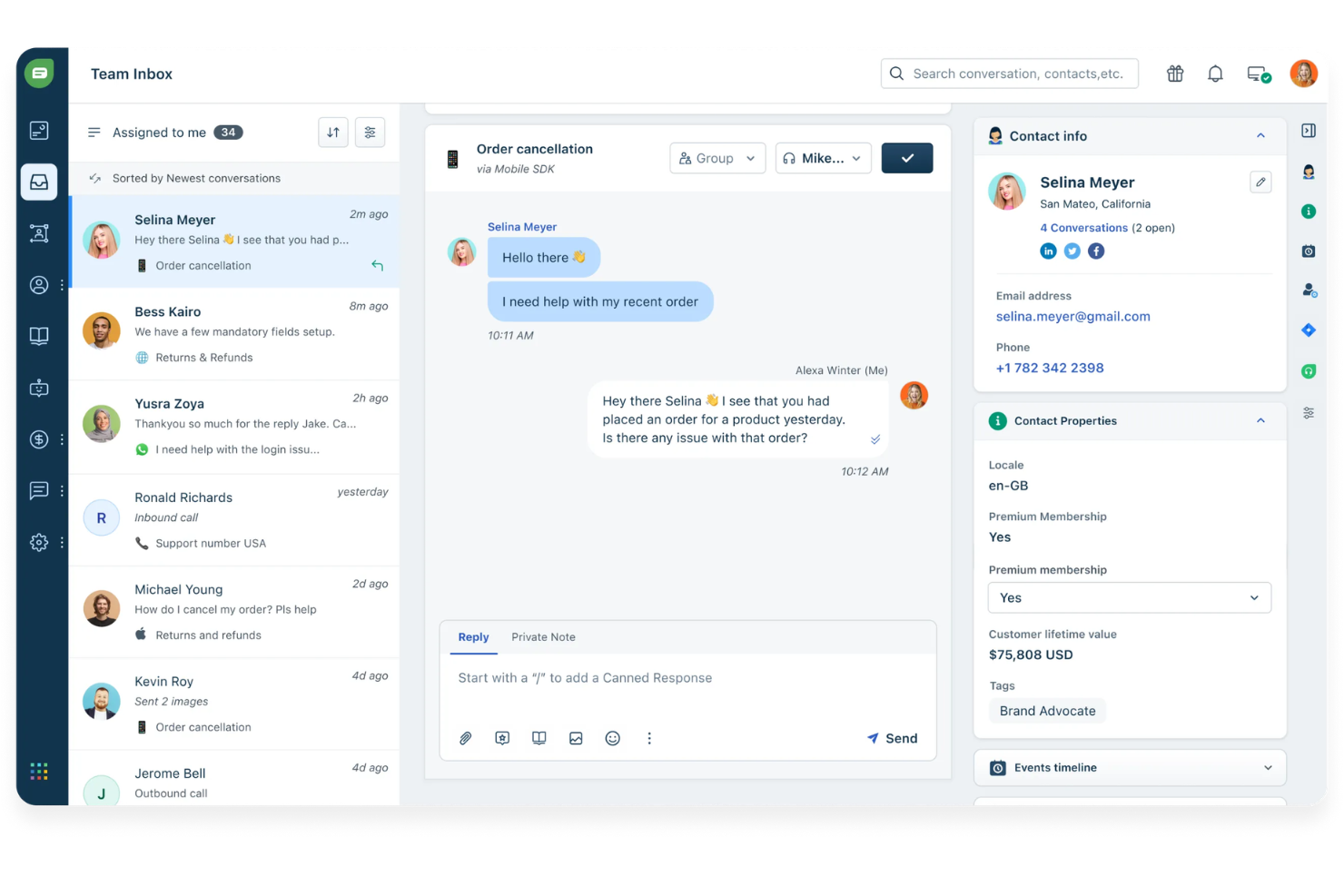 Freshdesk screenshot - 10 Best Intercom Alternatives Reviewed in 2026