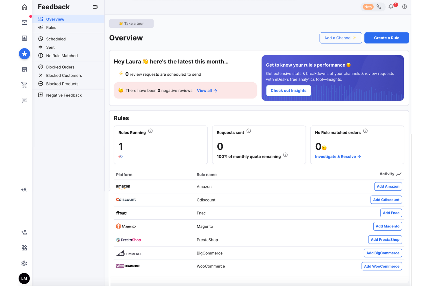eDesk screenshot - 10 Best Feedback Management Tools For 2026