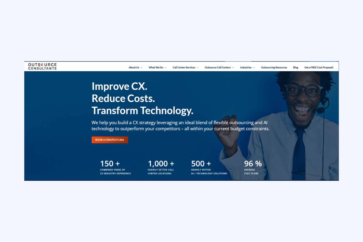 Outsource Consultants screenshot - 10 Best Call Center Consultants Reviewed in 2026