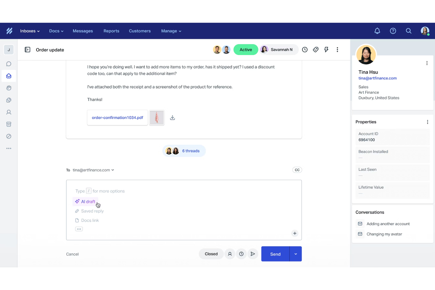 Help Scout screenshot - 10 Best CX Platforms For Better Customer Experiences 2026