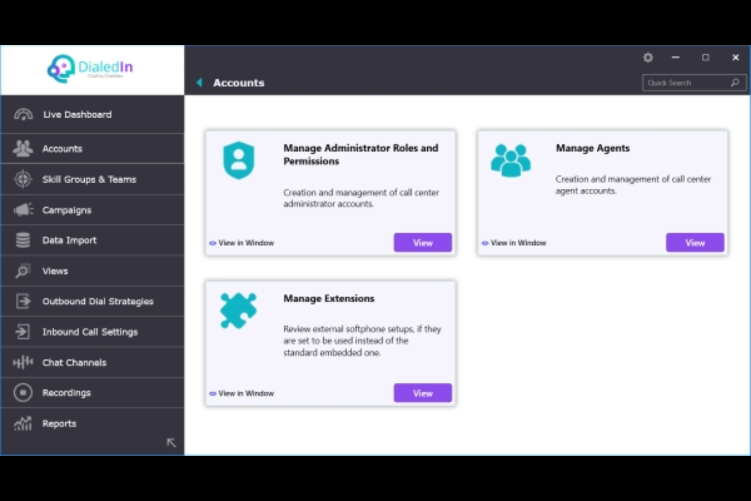 DialedIn screenshot - 10 Best Blended Call Center Software Reviewed in 2026