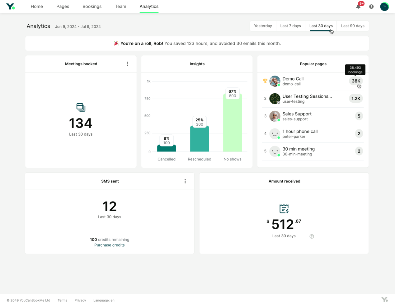 YouCanBookMe screenshot - 10 Best Calendly Alternatives for Meeting Booking in 2026