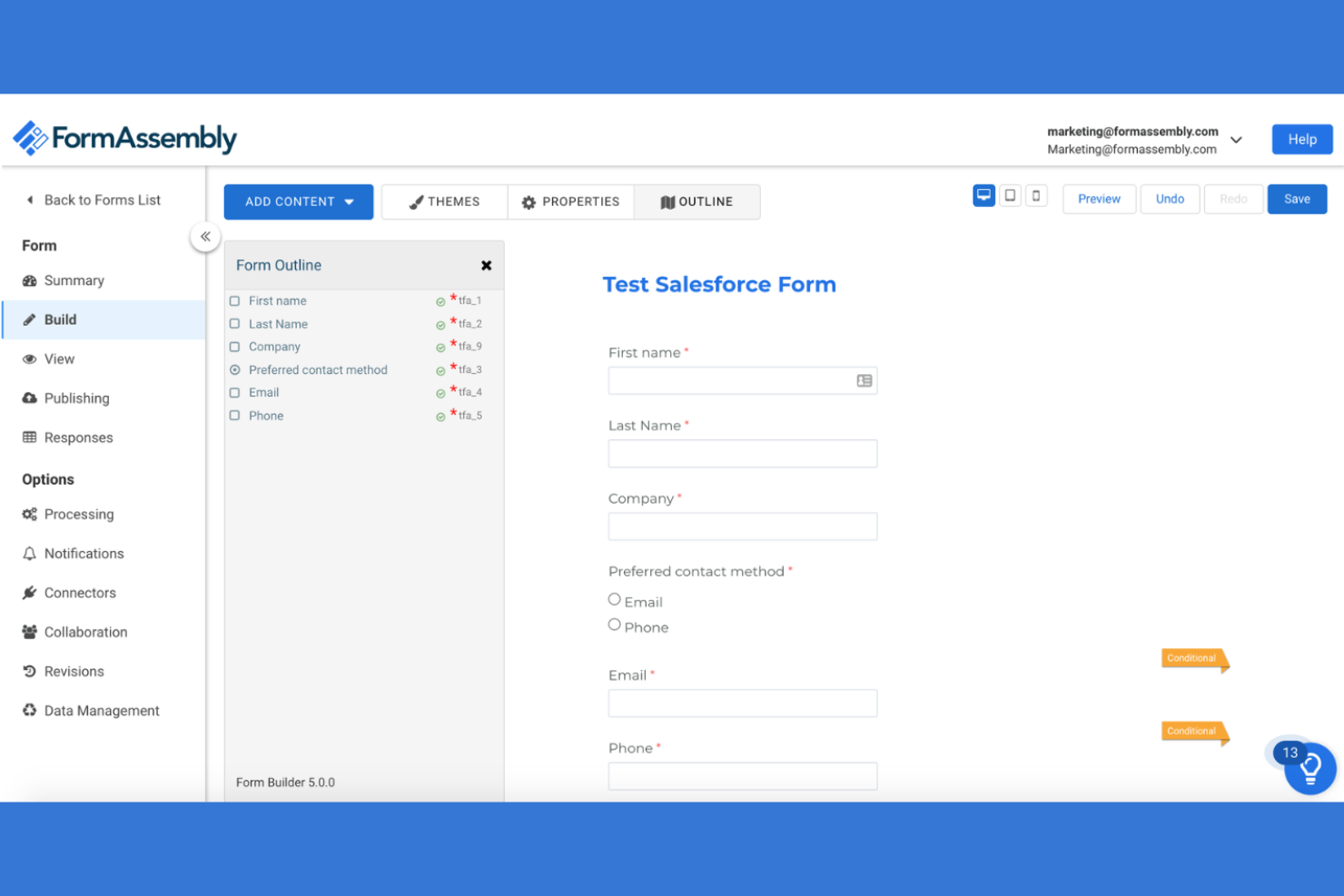 FormAssembly screenshot - 10 Best Formstack Alternatives for Online Forms in 2026