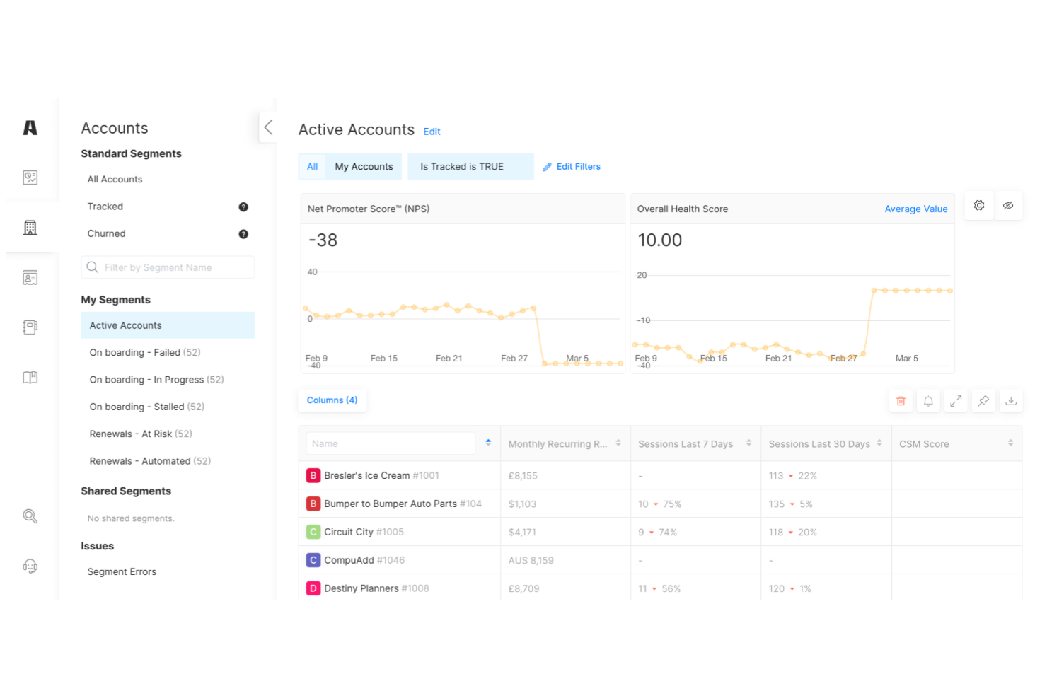 Akita screenshot - 10 Customer Health Score Software Options to Consider in 2026