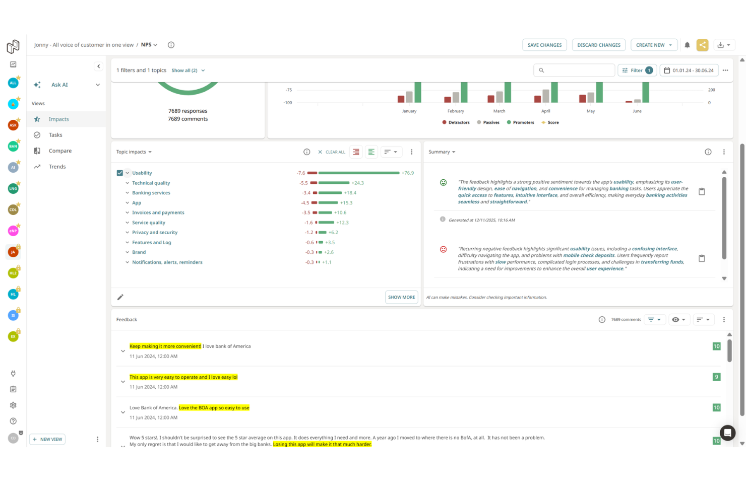 Netigate screenshot - 10 Best AI Customer Sentiment Analysis Software in 2026