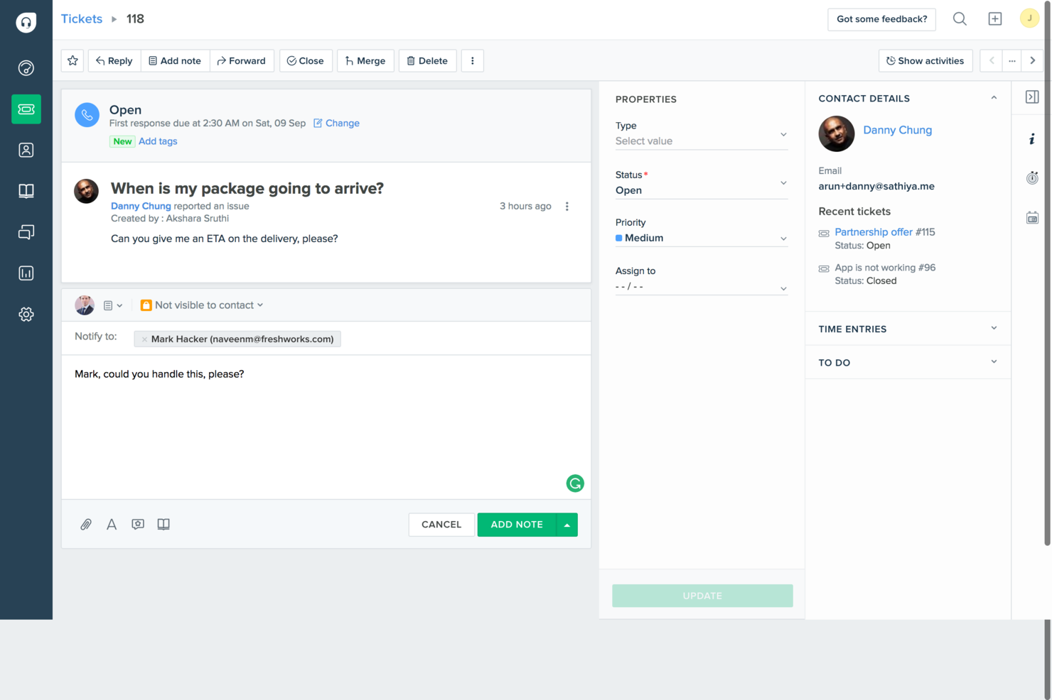 Freshdesk screenshot - 10 Best CX Platforms For Better Customer Experiences 2026