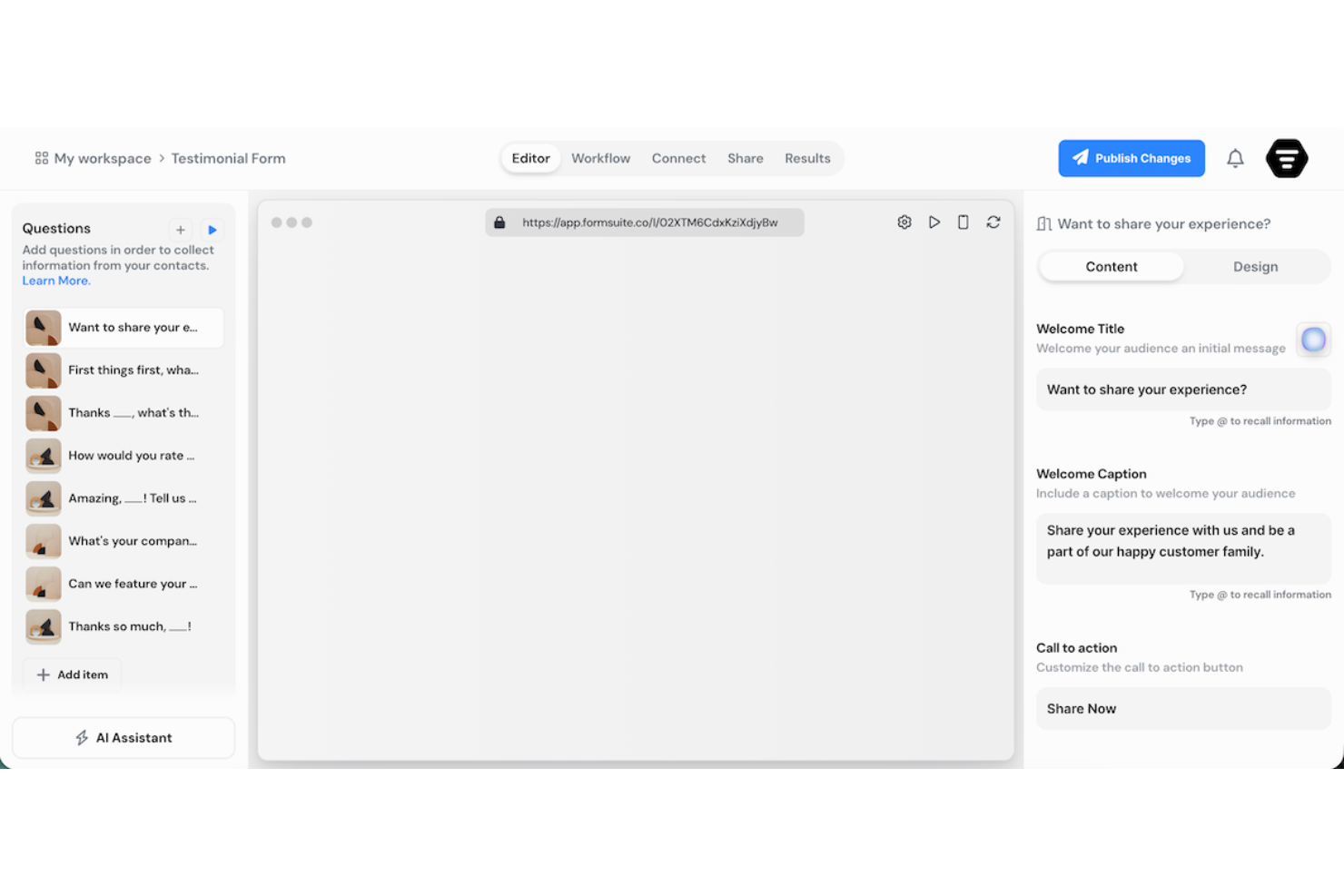 Formsuite screenshot - 10 Best SurveyMonkey Alternatives for Feedback in 2026