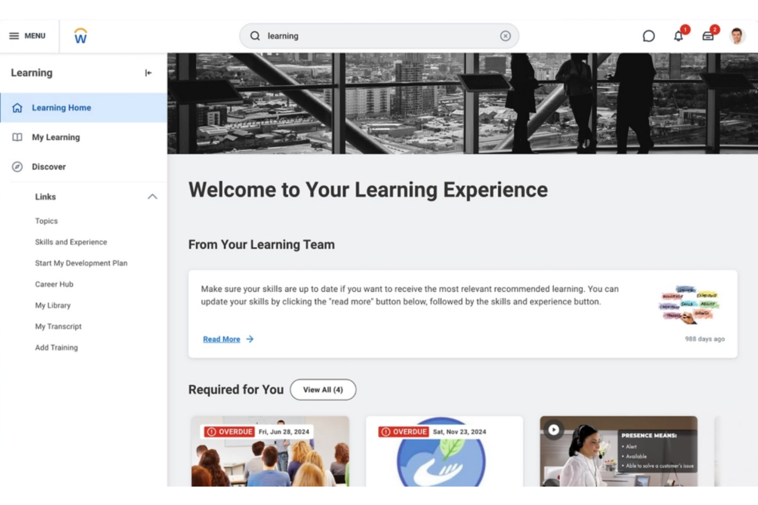 Workday screenshot - 10 Best Docebo Alternatives for Customer Training in 2026