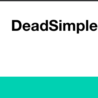 Dead Simple Chat