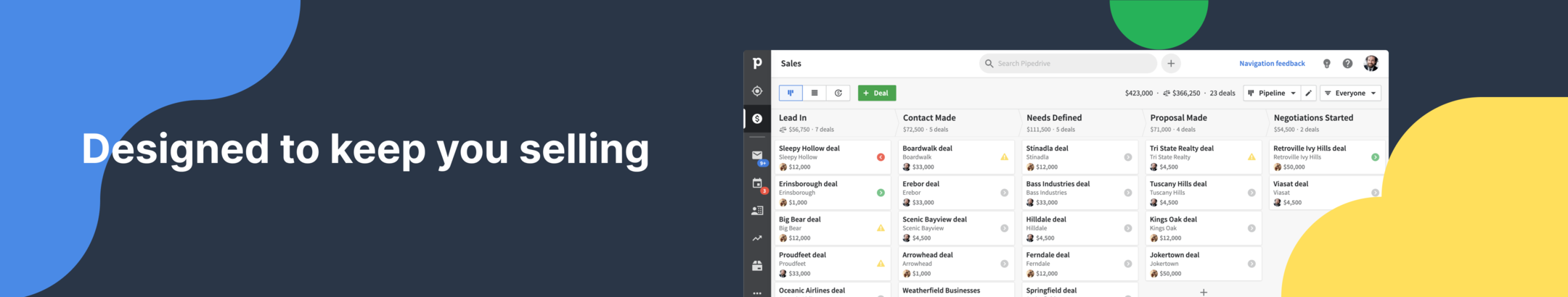 Pipedrive CRM Listing Banner