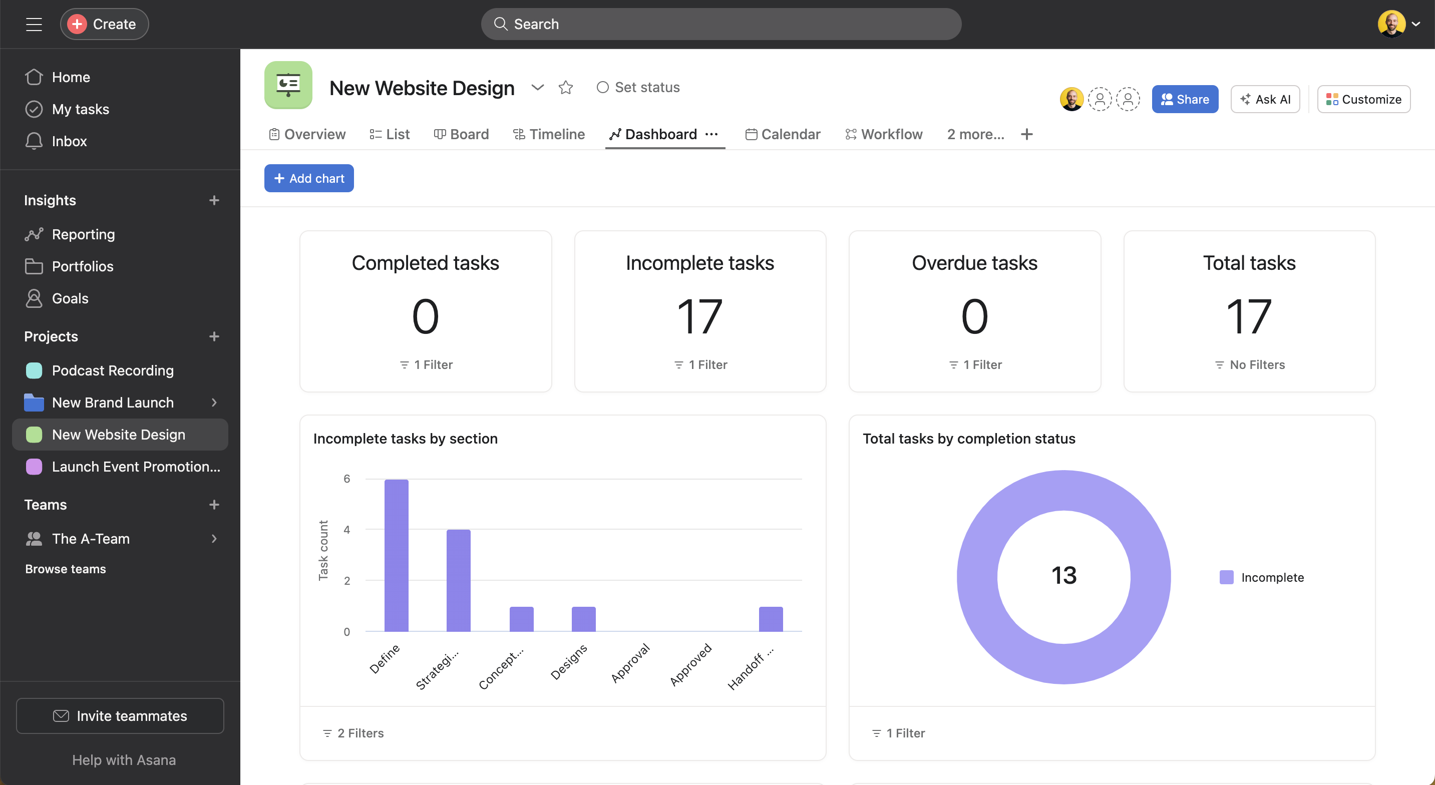 Asana is a cloud-based project management platform that helps teams manage their work through tasks, timelines, boards, and workflow automation.