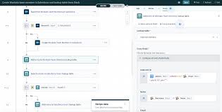 Workato provides a detailed, step-by-step workflow builder that lets you map out complex automations with precise logic and data controls.