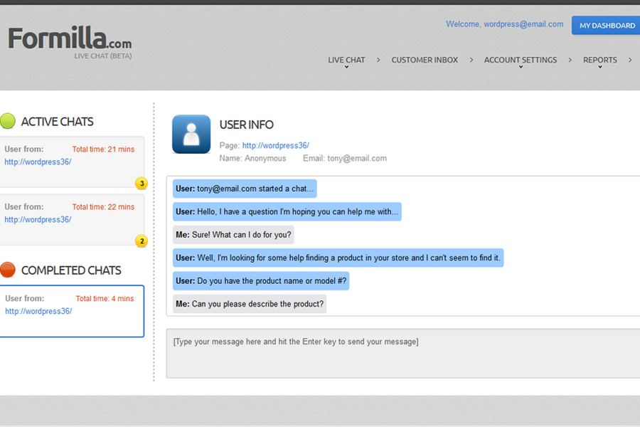 Agent add dynamically chat formilla Changing customer