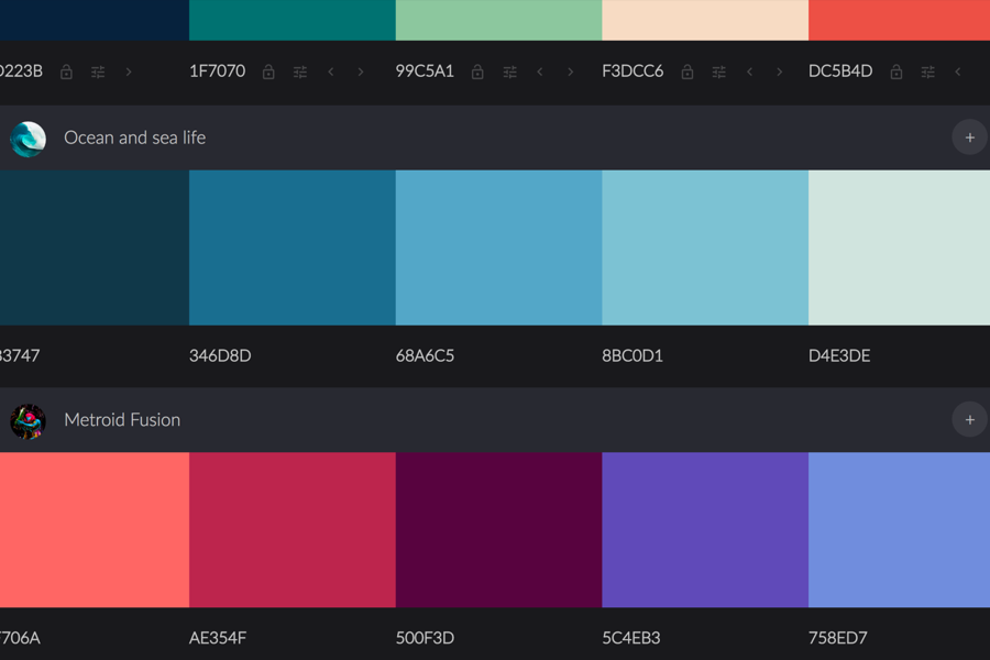 Generador inteligente de paleta de colores Colormind-screenshot-1