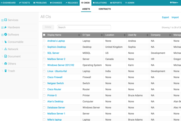 Freshservice screenshot