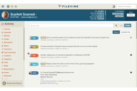 Filevine screenshot