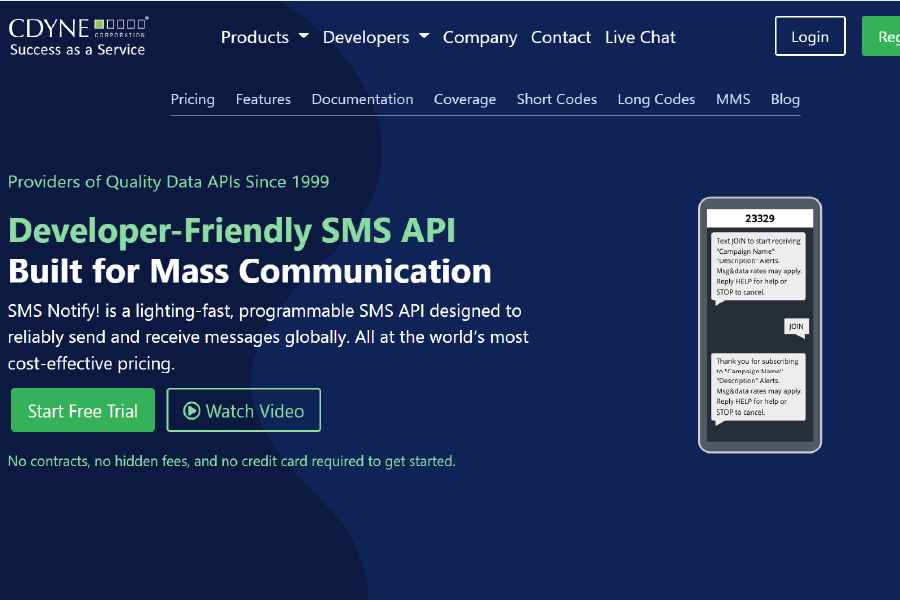 SMS Notify API