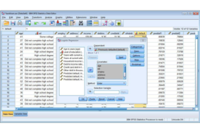 IBM SPSS screenshot