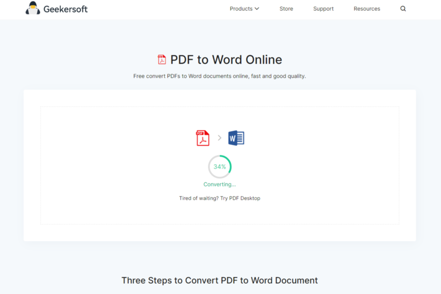 Geekersoft PDF to Word