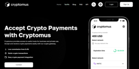 Cryptomus screenshot