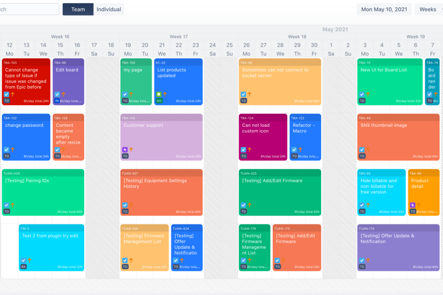 TeamBoard - Project Management and Gantt Chart for Jira